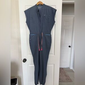 Figs Rafaela Cargo Limited Edition denim women’s jumpsuit.